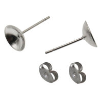 6mm Cup Stainless Steel Studs Clutch Variations