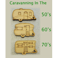 Caravanning in the 50's 60's & 70's KeyRings Pendants