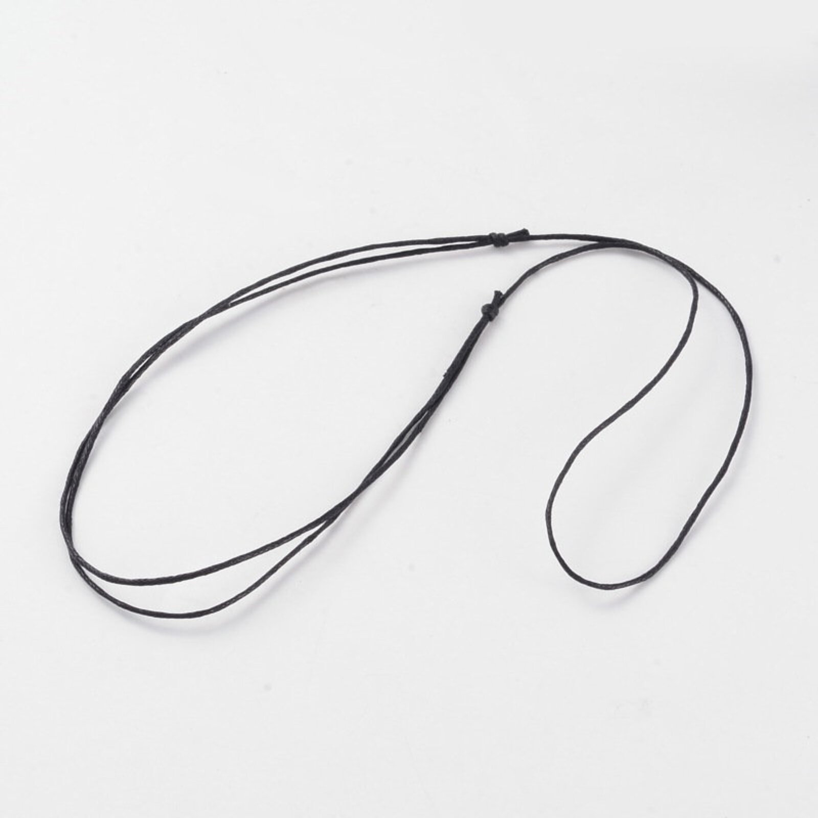 Black Cord Necklace Extendable