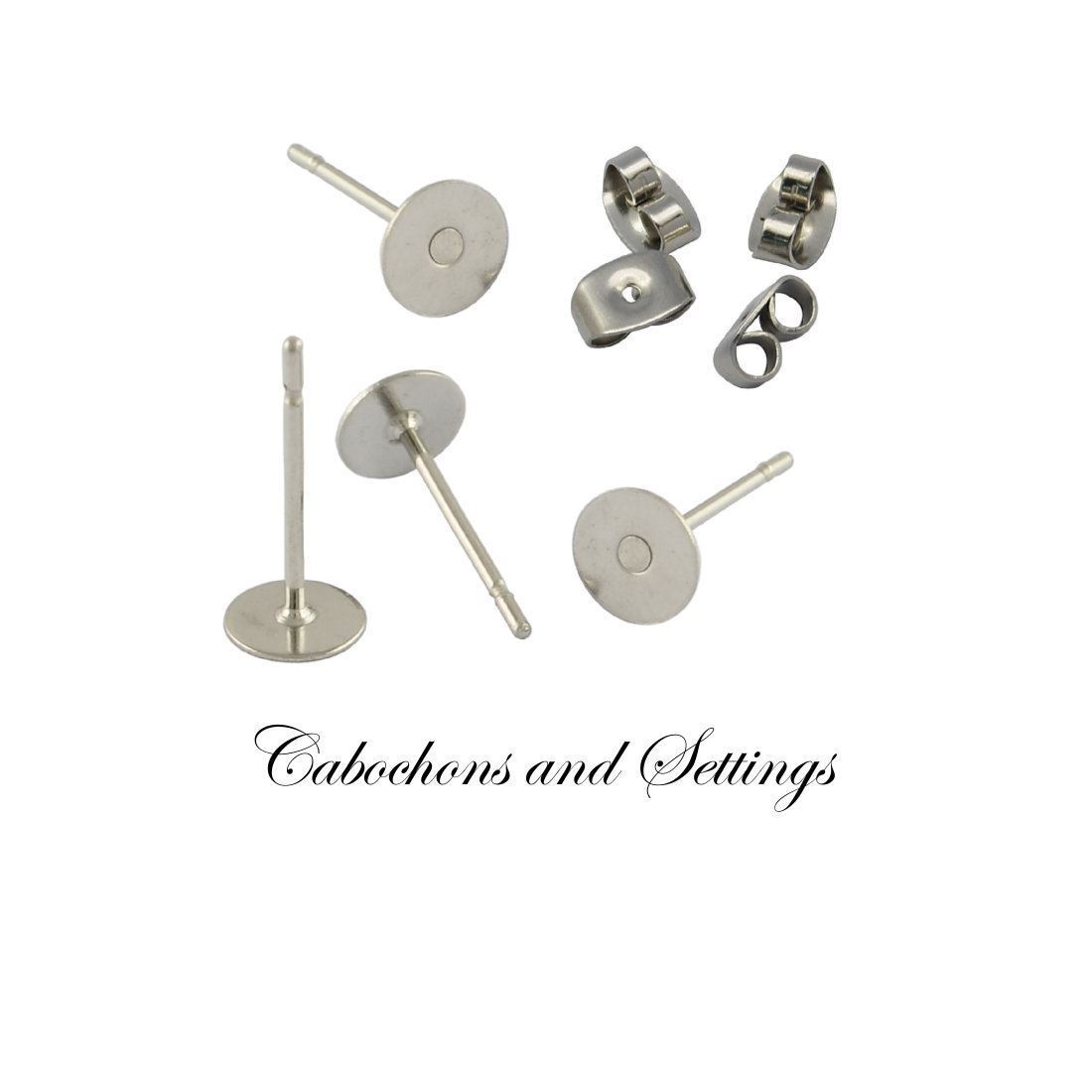 6mm Surgical Steel Studs - Budget Range 304 Stainless Steel - Picture 4 of 5