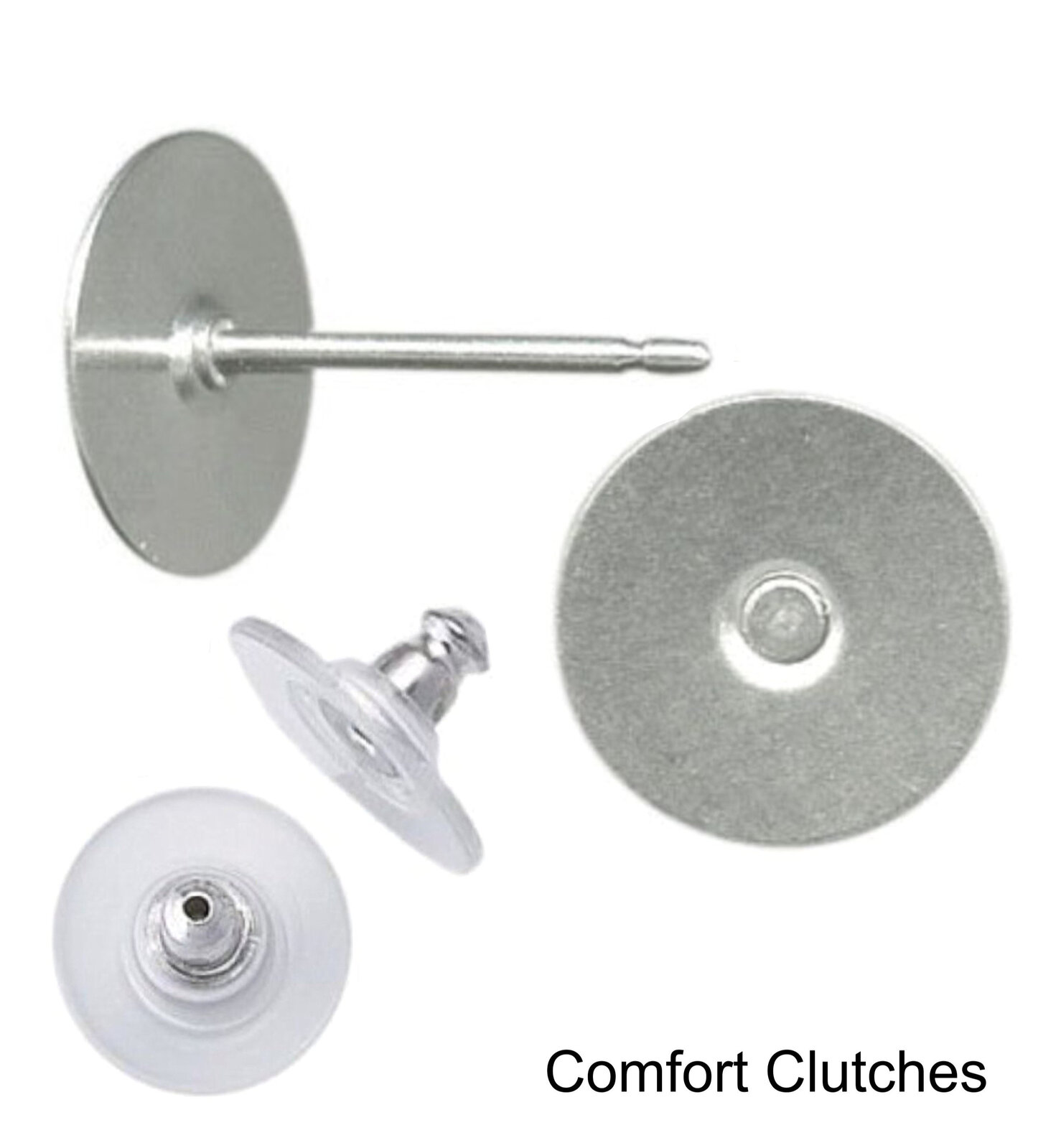 10mm - Titanium 9.5mm Stud Length - Clutch Options - Hypo-allergenic - Surgical - Bild 12 von 35