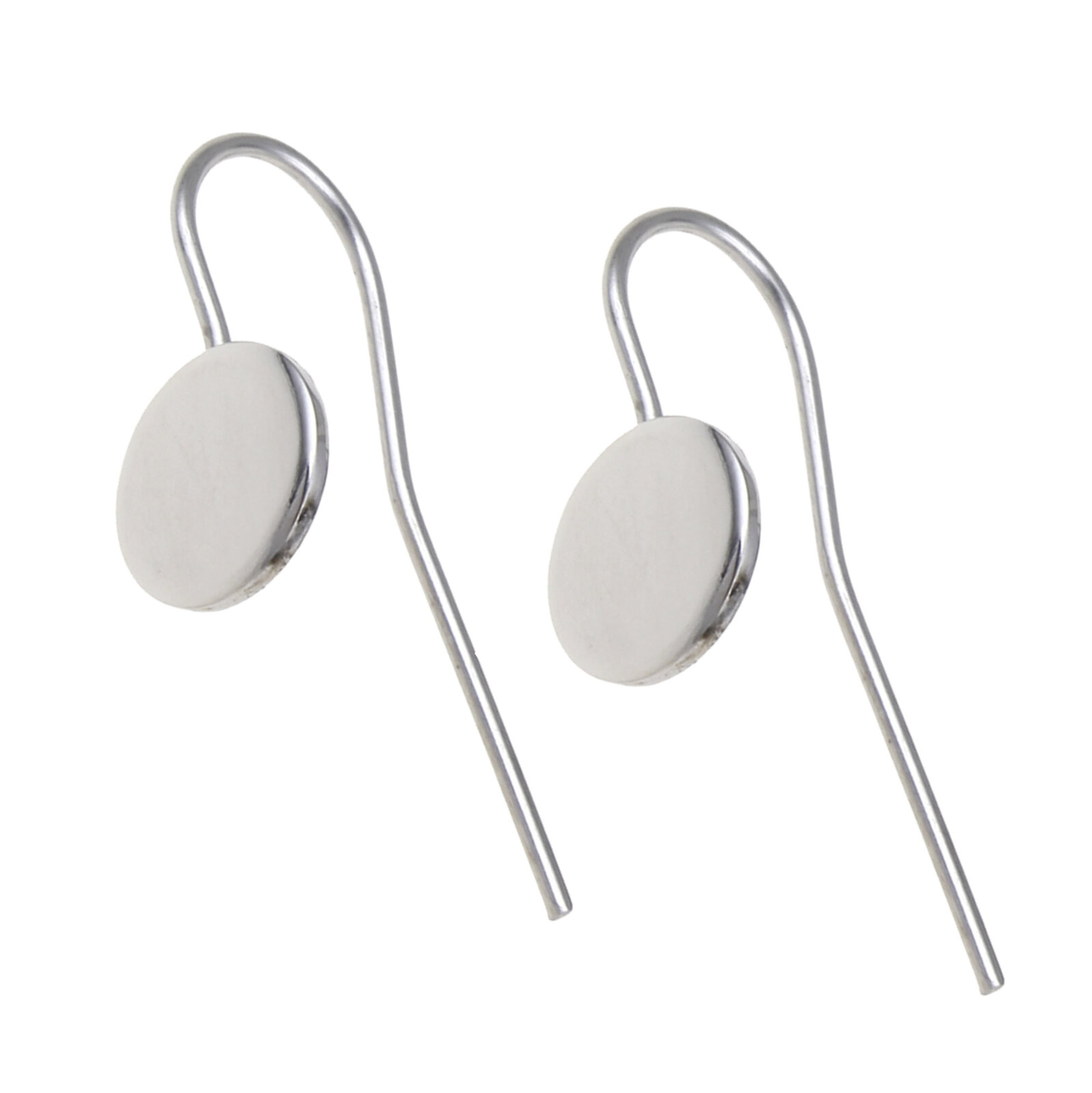 French Ear Wire with 6mm / 8mm or 10mm Pad Stainless Steel - Non Tarnish - Bild 9 von 13