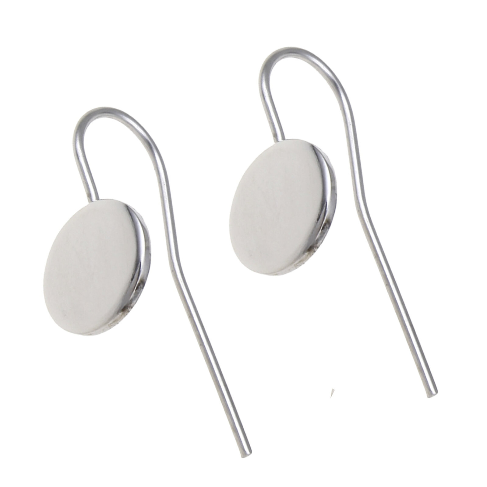 French Ear Wire with 6mm / 8mm or 10mm Pad Stainless Steel - Non Tarnish - Bild 7 von 13