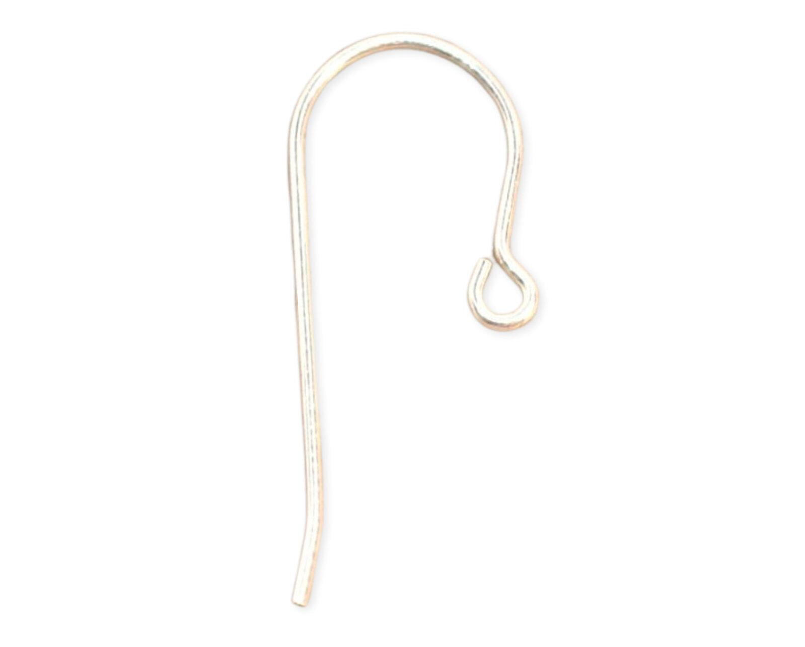 Shiny Silver Plated USA Made French Ear Wire