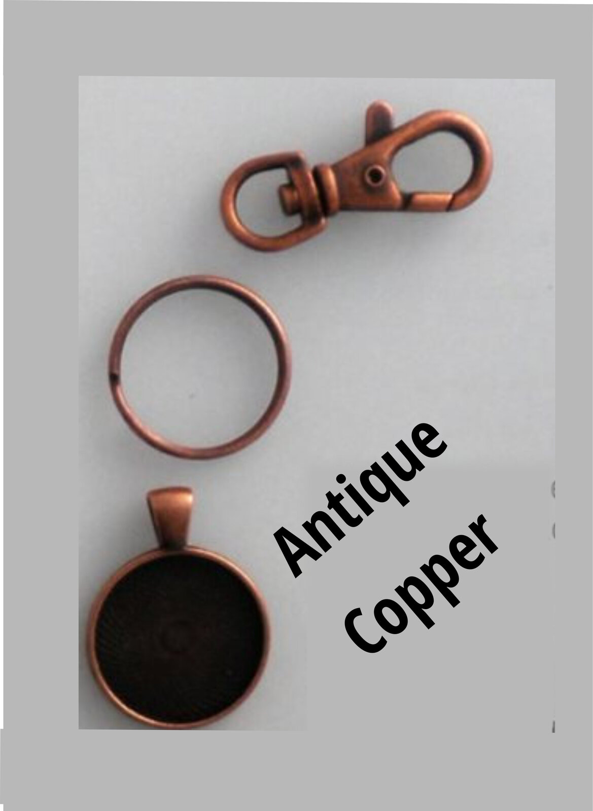 Copper on sale key ring