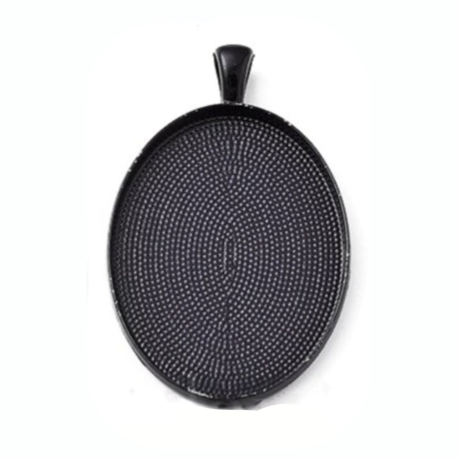 Ajuste de colgantes ovalados de 30 mm x 40 mm - negro con opciones - Imagen 9 de 12