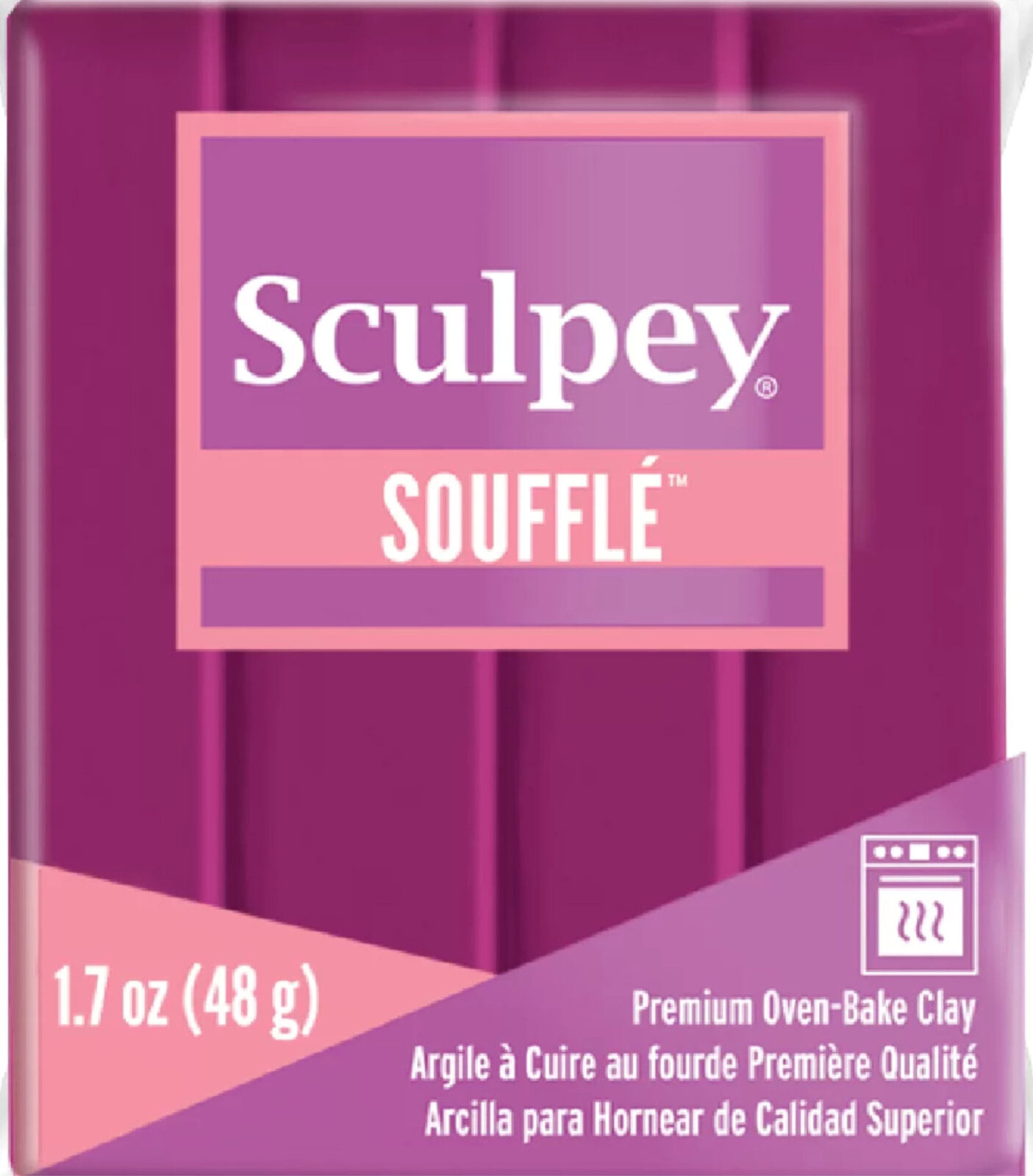 Sculpey Souffle Late, 48g 1.7oz, Oven-bake Polymer Clay 