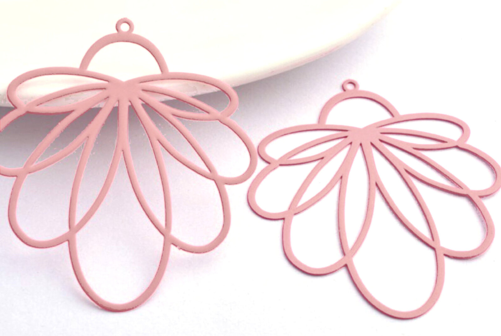 2 x 45mm Petals - Filigree Earring Charms - Bild 14 von 22
