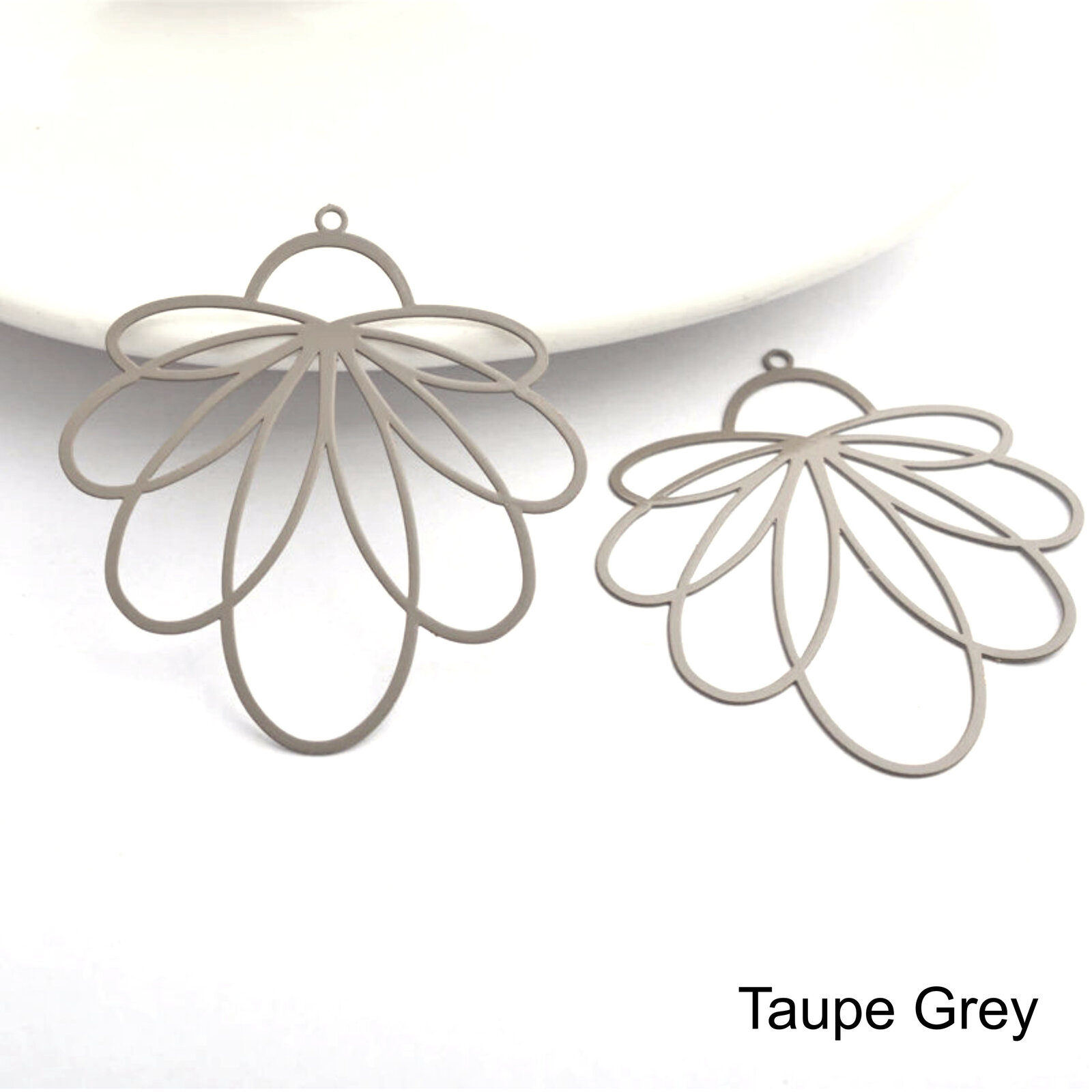 2 x 45mm Petals - Filigree Earring Charms - Bild 21 von 22