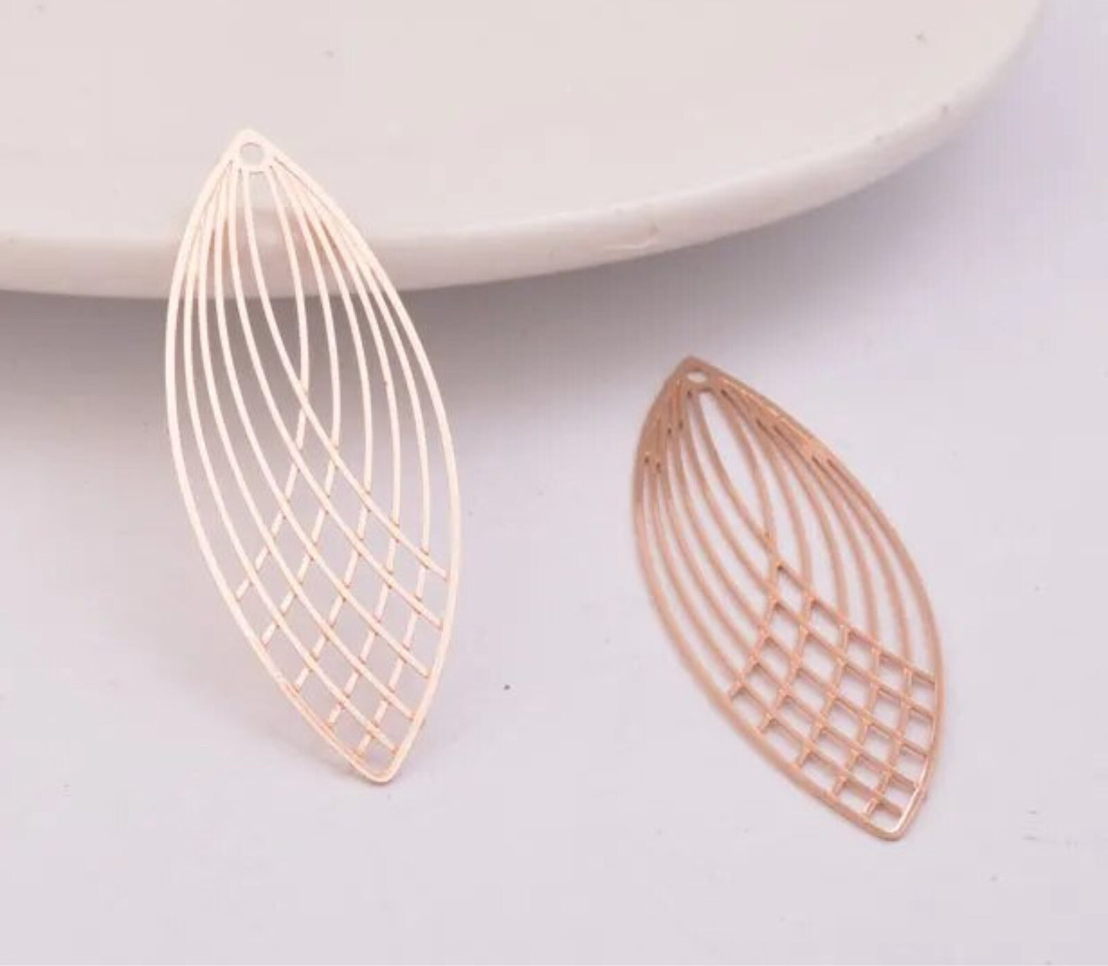 40mm Cicada - Filigree Earring Charms - Bild 6 von 6