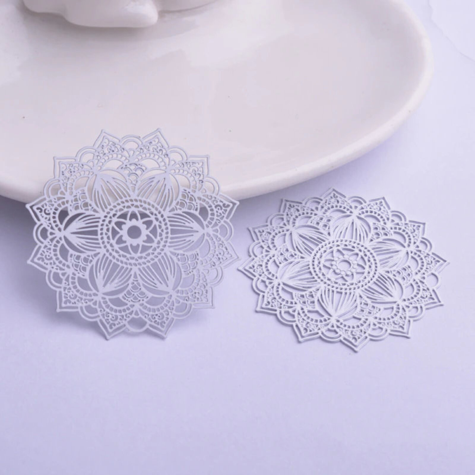 40mm Cecilia Lace - Filigree Earring Charms - Picture 9 of 11