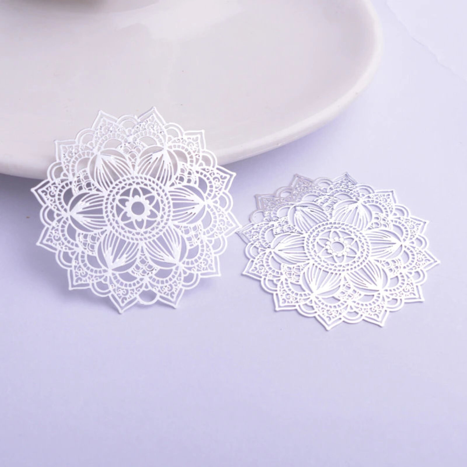40mm Cecilia Lace - Filigree Earring Charms - Picture 11 of 11