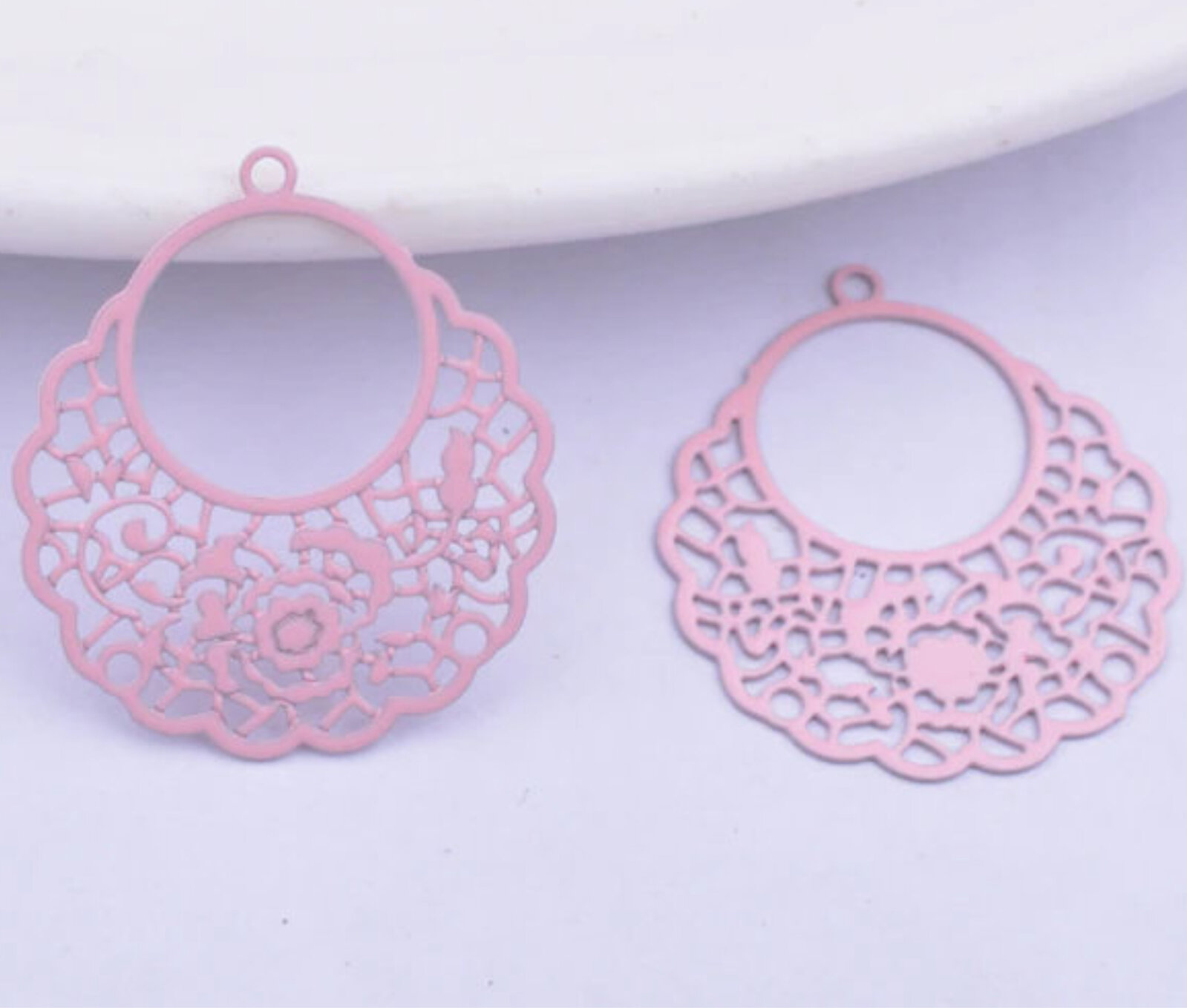 20mm Dainty - Filigree Earring Charms - Picture 6 of 10