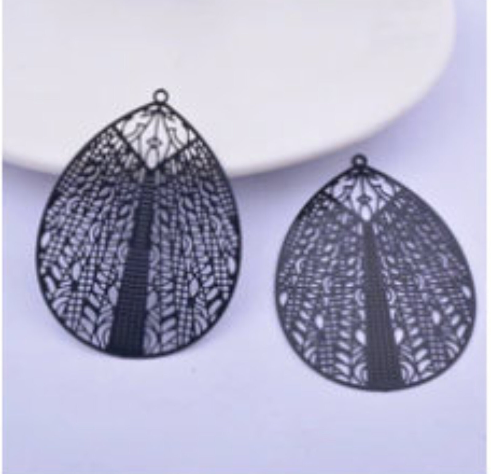 2 x 48mm Exquisite - Filigree Earring Charms - Bild 9 von 15