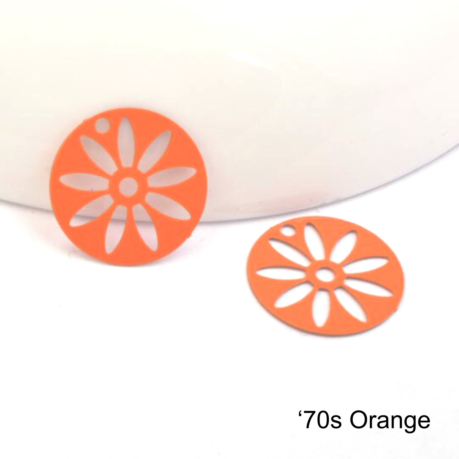 2/10 x 16 mm Margarita - Dijes de pendientes de filigrana - Imagen 9 de 9