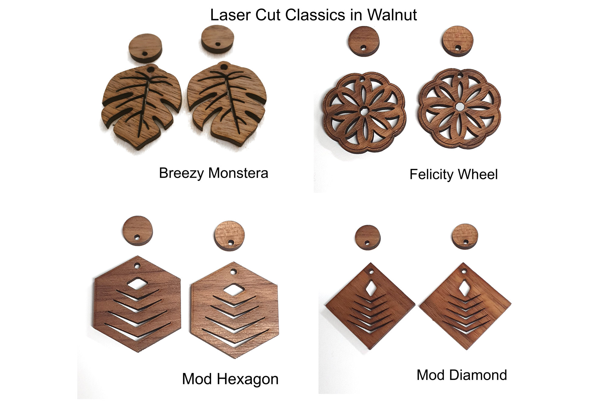 Laser Cut Classic Pendants