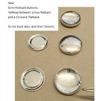 19mm Half Flatback Buttons Cabochons  Suitable for Gluing