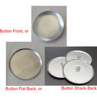 Individual Elements  Self Cover Buttons - Fabric