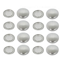 Flat Back Pieces - Not the full button - BACKS ONLY