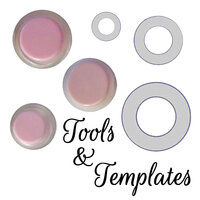 Tools & Templates for Fabric Self Cover Buttons Choose Size - MADE IN AUSTRALIA