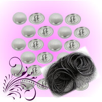 23mm Button Hair Tie Kits - Variations