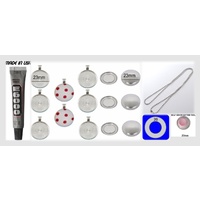27mm Button Pendant Kit - Makes 10 Necklaces