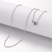 50cm Cable Chain 2x1.5mm Links - Stainless Steel