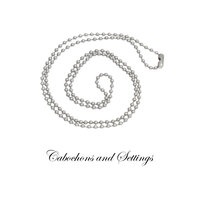 2.4mm Ball Chain - Stainless Steel - Length Variations - Non Tarnish