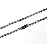 Gunmetal Ball Chain 2.4mm 75cm