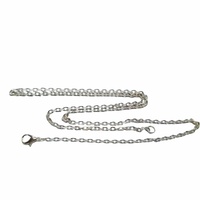 2mm x 3mm Stainless Steel Cable Chain Various Lengths