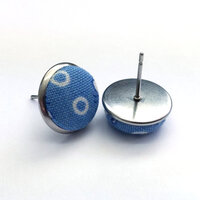 12mm Button Earring Bezel Stud Kits - DIY CLASS KITS