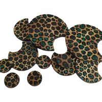 Discontinued - Eclipse Earring Pendant Packs - Jade Leopard