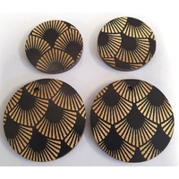 Discontinued Stock -  Black & Gold Fan Pack