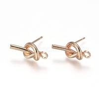 Decorative Knot Studs - Gold or Platinum