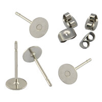 6mm Surgical Steel Studs -  Budget Range 304 Stainless Steel
