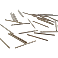 Titanium Earring Post - No Pad - Pin Only - 11.1mm Long - Clutch Options