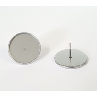 20mm Bezel Stud - Stainless Steel - Non Tarnish