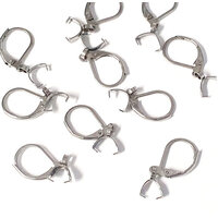 Classic Lever Back with Pinch Bail - Stainless Steel - Non Tarnish