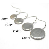 French Drops with Bezel Stainless Steel - Size & Quantity Variations