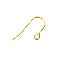 21mm Gold Ststl French Earwires