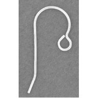 LARGE Loop  Sterling Silver French Ear Wire - USA Made Hypoallergenic  (Choose your Quantity)