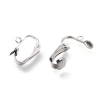 Drop Clip Ons - Stainless Steel - Anti Tarnish - 16mm x 12mm 
