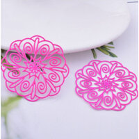 2 / 10 x 39mm Happy Twist - Filigree Earring Charms