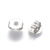 NEW !!!  CLINCH Clutch - Large & Fancy  9.5mm - Stainless Steel - Non Tarnish - Hypo-Allergenic