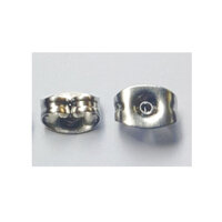 10 x Small Stainless Steel  Budget Butterfly Clutch 5mm x 3.7mm  - Non Tarnish