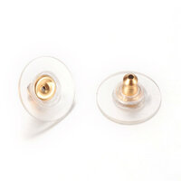 Gold Comfort Clutches - Stainless Steel Core - Quantity Options