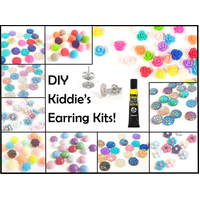 Kiddie Earring Kits - Choose Your Style! Makes 5 Pairs