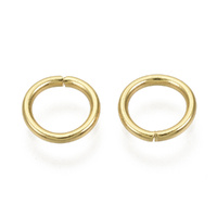 18k Gold Jump Rings: Stainless Steel 7mm, 18 Gauge