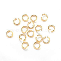 Silver or Gold Open Jump Rings Stainless Steel - Non Tarnish