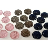 10 x 12mm Rhinestone - Flatback Cabochons